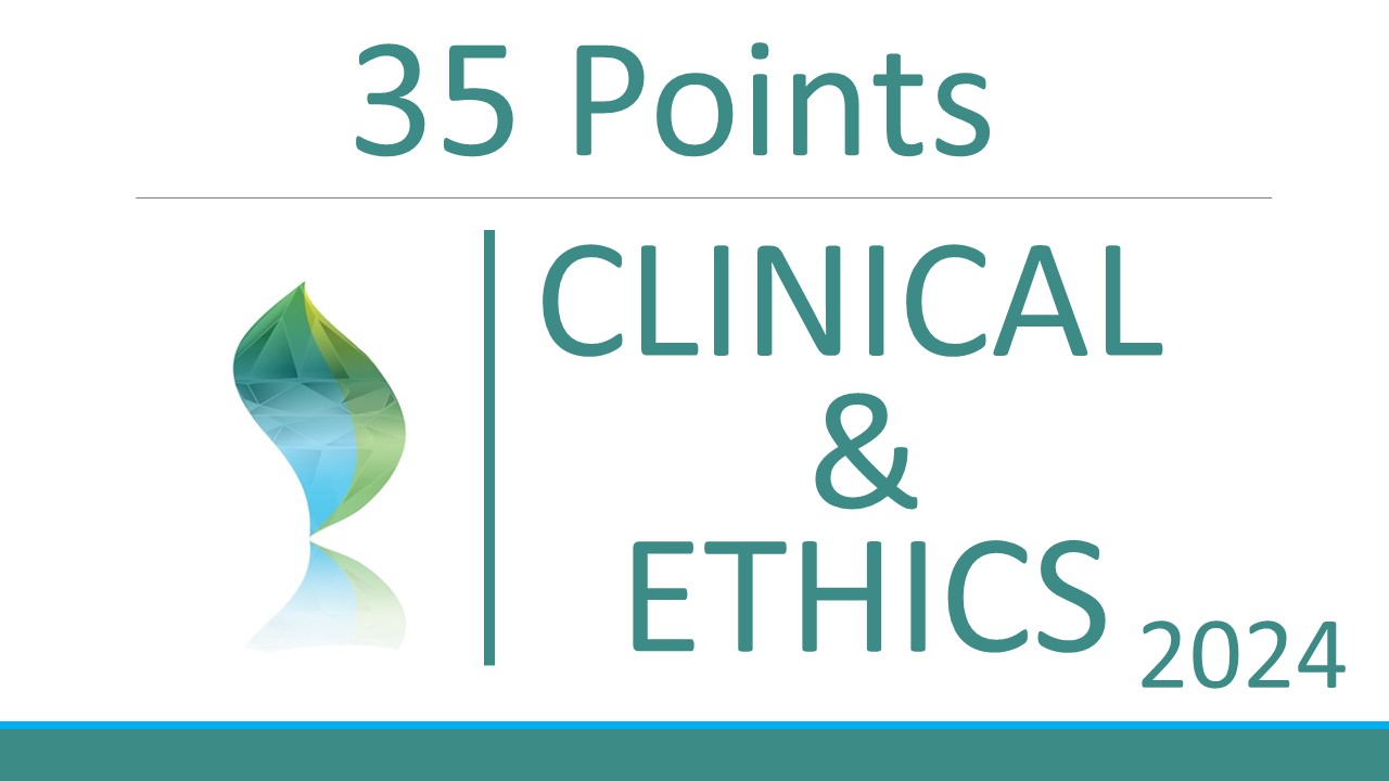Option A - (35 Points) Clinical & Ethics Points. 2024 Calendar Year (01 Jan – 31 Dec)